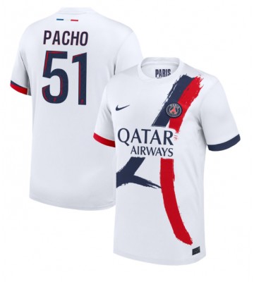 Paris Saint-Germain Willian Pacho #51 Udebanetrøje 2024-25 Kort ærmer